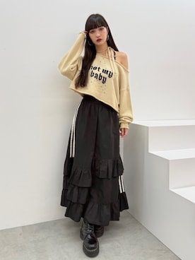 「甘辛mix」｜ALYSHIAさん（レディース・167cm）の秋コーディネート