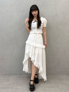 「jouetie（ジュエティ）のアイテム」を使った、ALYSHIAさん（レディース・167cm）の春コーディネート