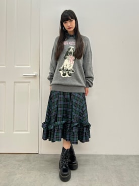 「甘辛mix」｜ALYSHIAさん（レディース・167cm）の秋コーディネート