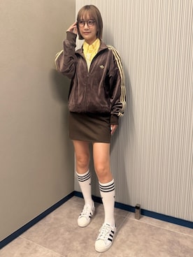 「アイテム（レッグウェア）」を使った、りほさん（レディース・165cm）の秋コーディネート