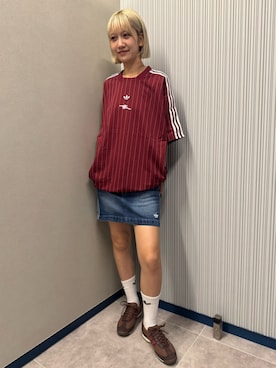 「アイテム（レッグウェア）」を使った、りほさん（レディース・165cm）の夏コーディネート