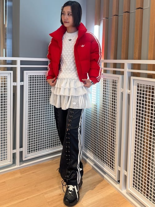 アディカラー クロップド合成ダウン パファー / アディダスオリジナル