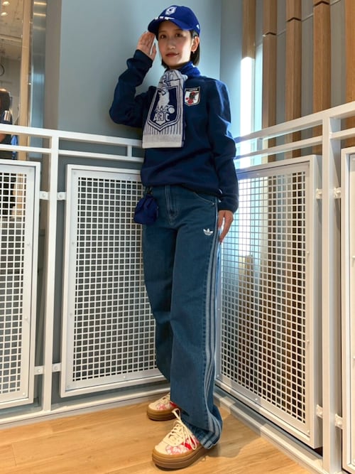 アディカラー デニム スリーストライプス トラックパンツ / アディダス