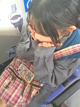 「アイテム（シャツワンピース）」を使った、aoiさん（レディース・153cm）の冬コーディネート