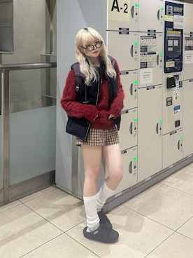 「SUBU（スブ）のアイテム」を使った、ごまだれさん（レディース・162cm）の冬コーディネート