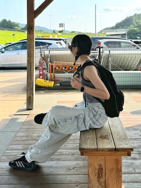 「アイテム（シューズ）」を使った、ごまだれさん（骨格ウェーブ・レディース・162cm）の夏コーディネート