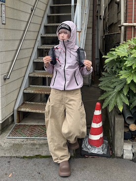 「mont-bell（モンベル）のアイテム」を使った、ごまだれさん（レディース・162cm）の春コーディネート