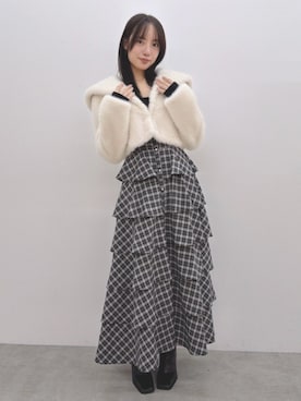 「RESEXXY（リゼクシー）のアイテム（ワンピース）」を使った、FUMIさん（レディース・165cm）の秋コーディネート