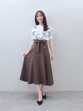 「TONAL（トーナル）のアイテム」を使った、FUMIさん（レディース・165cm）の夏コーディネート