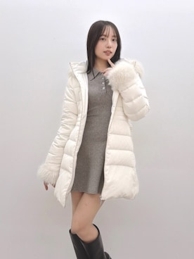 「RESEXXY（リゼクシー）のアイテム（ワンピース）」を使った、FUMIさん（レディース・165cm）の秋コーディネート