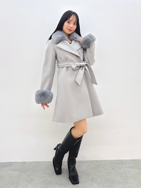 「アイテム（その他アウター）」を使った、FUMIさん（レディース・165cm）の秋コーディネート