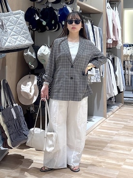 「GLOBAL WORK（グローバルワーク）のアイテム（テーラードジャケット）」を使った、hina11aa18さん（レディース・149cm）の春コーディネート