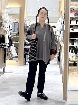 「アイテム（サングラス）」を使った、hina11aa18さん（レディース・149cm）の秋コーディネート