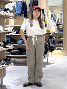 「GLOBAL WORK（グローバルワーク）のアイテム（帽子）」を使った、hina11aa18さん（レディース・149cm）の春コーディネート