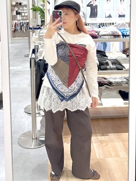 GW hinAさん（レディース・149cm）の秋コーディネート