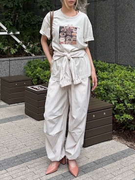 「CLEIO（クレイオ）のアイテム」を使った、オリオン座さん（レディース・166cm）の夏コーディネート