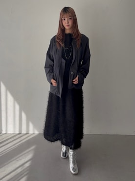 「アイテム（ワンピース/ドレス）」を使った、オリオン座さん（レディース・166cm・10代）の秋コーディネート