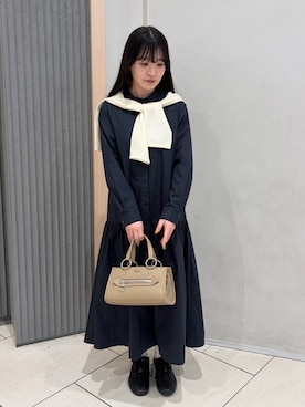 「LACOSTE（ラコステ）のアイテム（バッグ）」を使った、kyo_chanさん（レディース・157cm）の春コーディネート