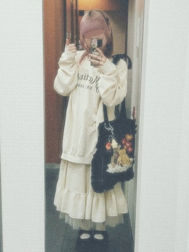 「アイテム（スウェット）」を使った、kuutopeiさん（レディース・158cm）の夏コーディネート