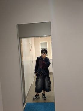 「アイテム（パーカー）」を使った、ゆうじさん（メンズ・172cm・10代）の秋コーディネート