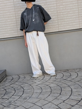 「アイテム（Tシャツ/カットソー）」を使った、his_a20さん（メンズ・172cm・10代）の夏コーディネート