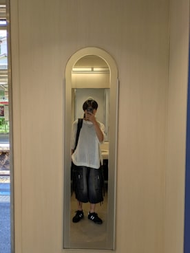 「アイテム（ショルダーバッグ）」を使った、hisaさん（メンズ・172cm・10代）の夏コーディネート