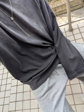 「アイテム（ネックレス）」を使った、HISAさん（メンズ・172cm・10代）の秋コーディネート