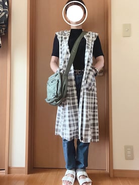 「昔の服」｜まみをさん（レディース・152cm）の夏コーディネート