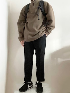 「アイテム（ブルゾン、ブラウン系）」を使った、たくさん（メンズ・175cm）の冬コーディネート