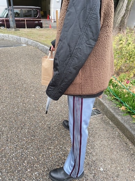 「GUコーデ」｜「アイテム（その他アウター）」を使った、しゅんいちさん（メンズ・165cm）の冬コーディネート