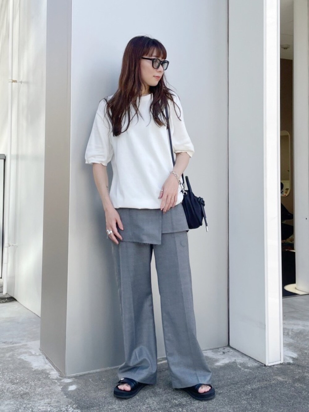 maison special Chambray Satin Layered