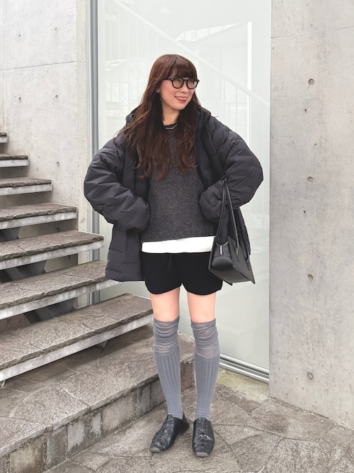 CLANE MELTON SHORT PANTS クラネ グレー 2 美品 CLANE/クラネ/KNIT SHORT PANTS（その他パンツ）｜CLANE（クラネ）の