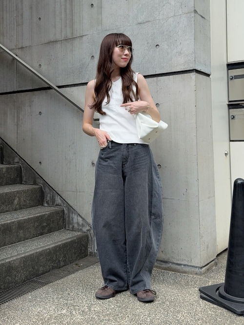 Maison Special Curve Denim Pants ブラック Curve Denim Pants/カーブデニムパンツ【MAISON SPECIAL/メゾン