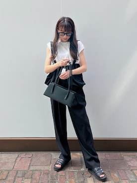 「LA BELLE ETUDE（ラベルエチュード）のアイテム」を使った、MINAEさん（骨格ナチュラル・レディース・160cm）の夏コーディネート