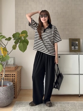 「UNITED ARROWS（ユナイテッドアローズ）のアイテム」を使った、MINAEさん（レディース・160cm）の夏コーディネート