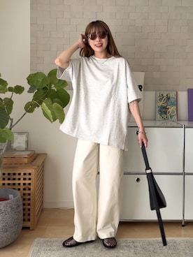 「M・A・C（マック）のアイテム（メイクアップ）」を使った、MINAEさん（レディース・160cm）の春コーディネート