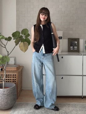 「アイテム（メイクアップ）」を使った、MINAEさん（レディース・160cm）の夏コーディネート