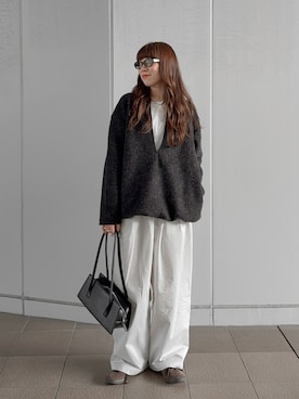 「アイテム（その他トップス）」を使った、MINAEさん（レディース・160cm）の秋コーディネート