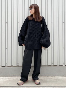 「loni（ロニ）のアイテム」を使った、MINAEさん（レディース・160cm）の秋コーディネート