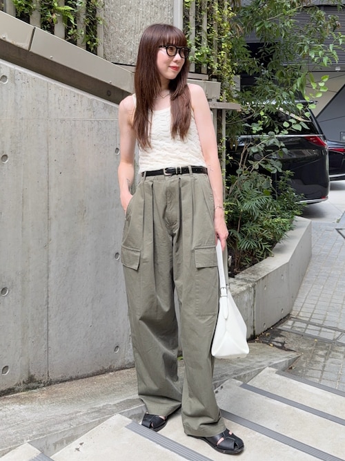 WIDE TUCK WORK PANTS（カーゴパンツ）｜CLANE（クラネ）の