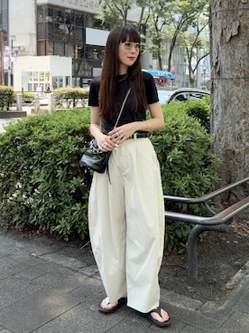 MINAEさん（骨格ナチュラル・レディース・160cm）の夏コーディネート