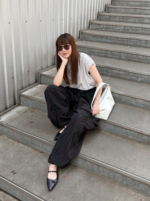 メゾンスペシャル　Side Zipper Parachute Pants 38 Side Zipper Parachute Pants