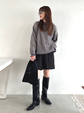 「MM6 Maison Margiela（ｴﾑｴﾑｼｯｸｽ ﾒｿﾞﾝ ﾏﾙｼﾞｪﾗ）のアイテム」を使った、MINAEさん（骨格ナチュラル・レディース・160cm）の秋コーディネート