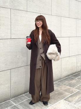 MINAEさん（レディース・160cm）の冬コーディネート