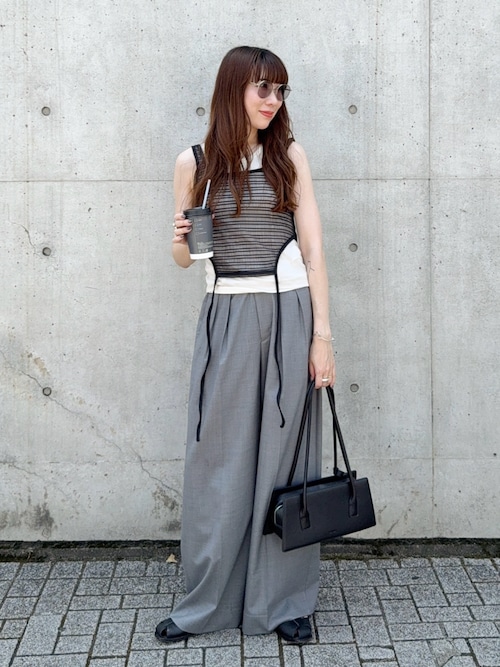 トップス Triple Layered Tank Top MAISON SPECIAL MAISON SPECIAL｜Triple Layered Tank Top | Rakuten Fashion