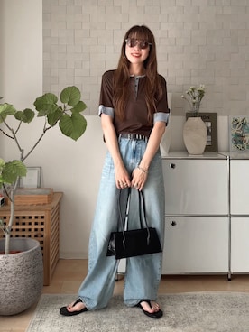「アイテム（メイクアップ）」を使った、MINAEさん（レディース・160cm）の夏コーディネート