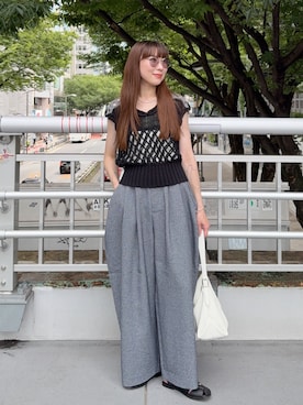 MINAEさん（骨格ナチュラル・レディース・160cm）の夏コーディネート