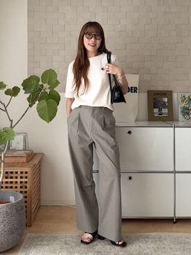 「classicalelf（クラシカルエルフ）のアイテム」を使った、MINAEさん（レディース・160cm）の夏コーディネート