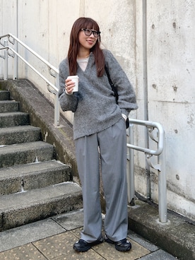 「feepur（フェピュール）のアイテム」を使った、MINAEさん（骨格ナチュラル・レディース・160cm）の秋コーディネート