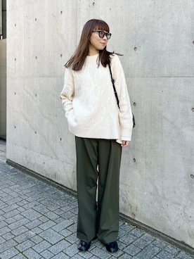 MINAEさん（骨格ナチュラル・レディース・160cm）の冬コーディネート